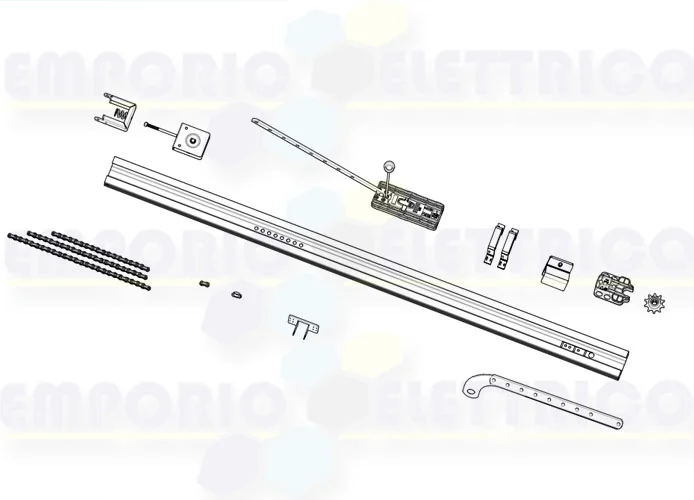 came Seite Ersatzteile für Kettenantriebsschiene 001v06002 v06002