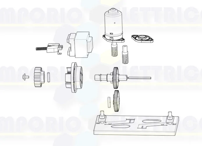 came Seite Ersatzteile des Motors bz