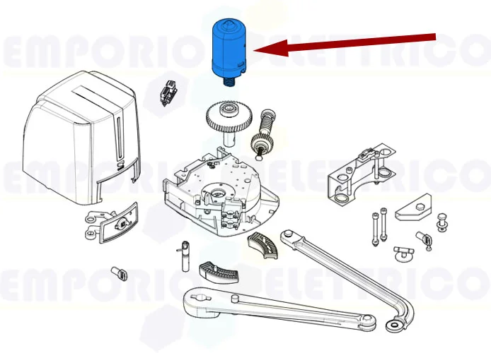 came Ersatzteil des Motorteils 24v fast70 119rid485