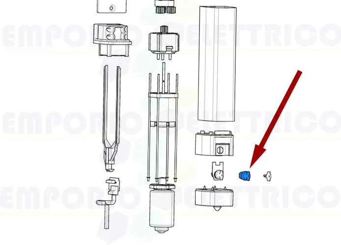 came Ersatzteil des Zylinders des Schlosses g2500 g4000 stylo-me 119rig213