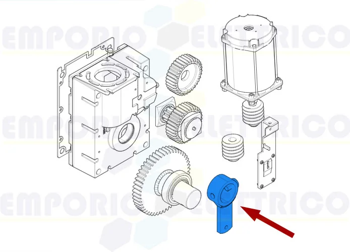 came Ersatzteil des Gleitarms g2500 119rig091