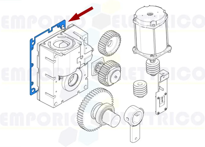 came Ersatzteil der Dichtung des Untersetzungsgetriebes gard 20pz 88001-0188