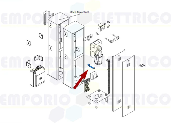 came Ersatzteile der Entriegelungsschlossgruppe g2500 119rig089