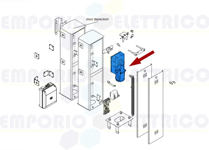 came Ersatzteil des Getriebemotors gard 2500 119rig201 