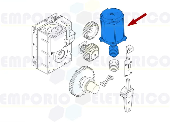 came Ersatzteil der Motorgruppe gard 24v 119rig047