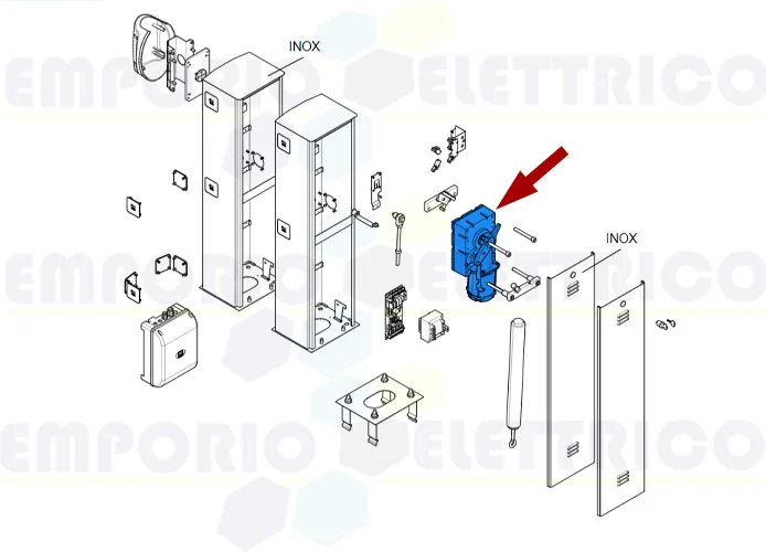 came Ersatzteil des Getriebemotors g3250 g3750 119rig323