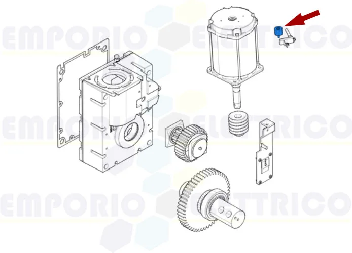 came Ersatzteil des Magnet Encoder gard 119rig407