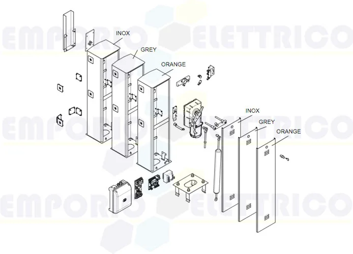 came Seite Ersatzteile für Schranken g4000-g4001-g4000n 