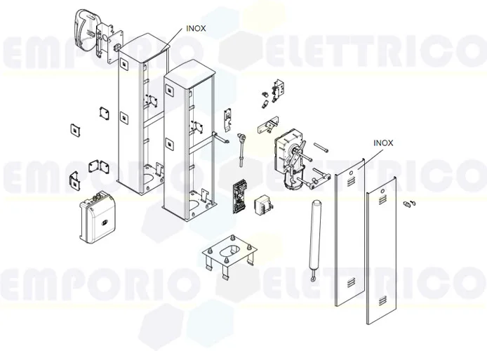 came Seite Ersatzteile für Schranken g3750-g3751 