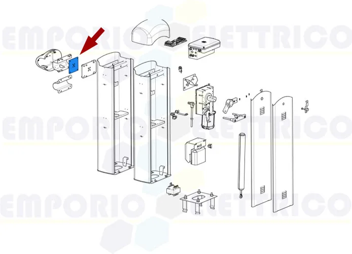 came Ersatzteil der Grundplatte des Getriebemotors g3000 119rig421 