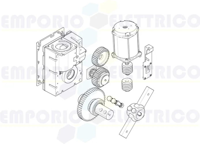 came Seite Ersatzteile für Schranken gearmotor-g4040z v.1 