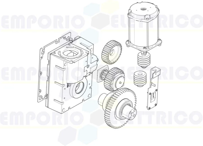 came Seite Ersatzteile für Schranken gearmotor-g4040z v.0