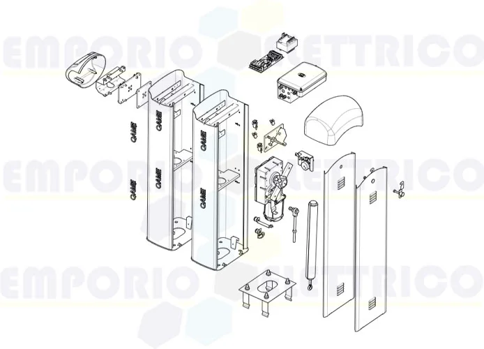 came Seite Ersatzteile für Schranken g4040z-g4040iz v.1