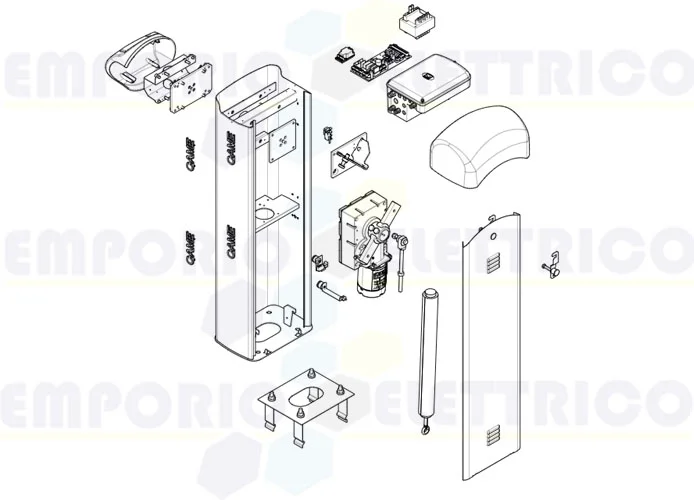 came Seite Ersatzteile für Schranken g4040ezt v.1