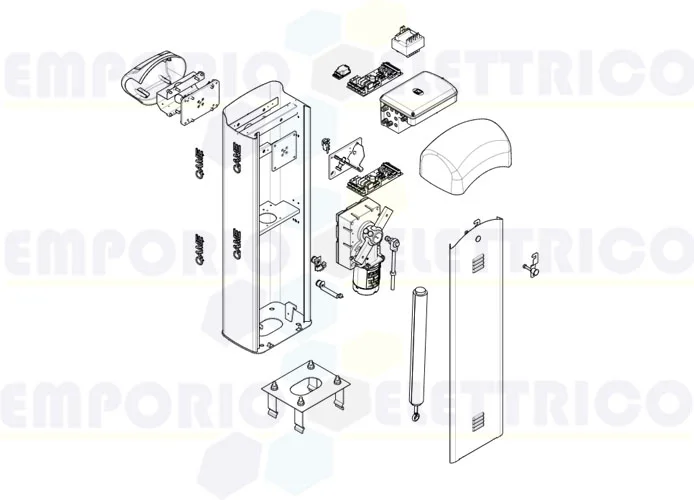 came Seite Ersatzteile für Schranken g4040ezt v.0 