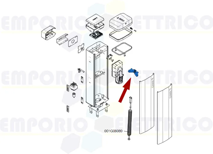 came Ersatzteil Arm Federnhalterung gt4 88003-0085