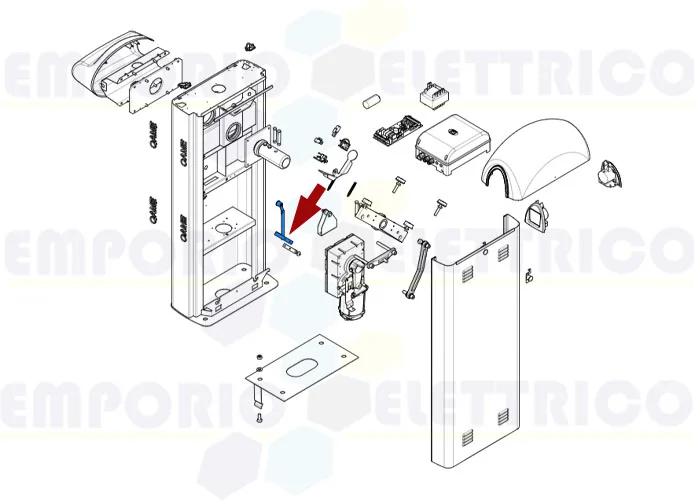 came Ersatzteile der Entriegelungsschlossgruppe gard 8 119rig146