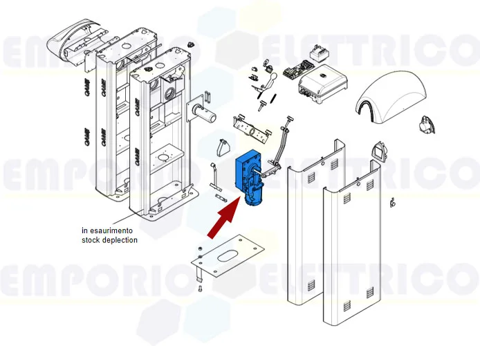 came Ersatzteil des Getriebemotors gard 8 24v 119rig196