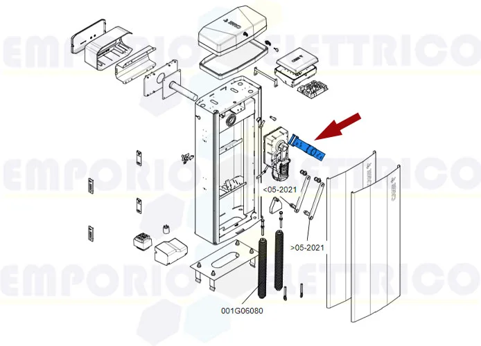 came Ersatzteil Einstellhebel Baumlage gt8 88003-0104