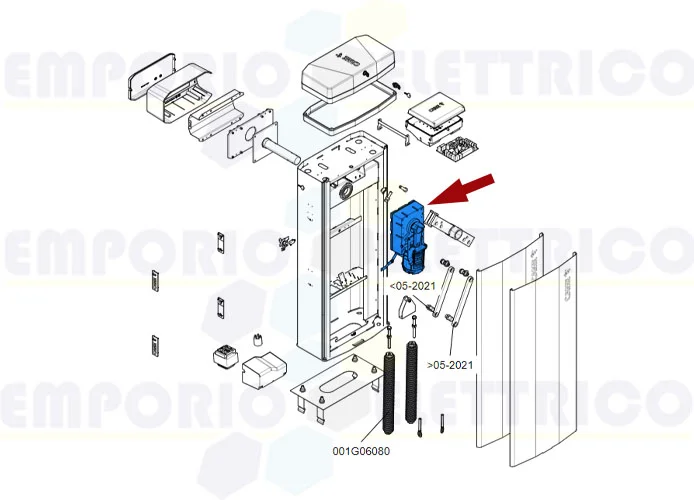 came Ersatzteil des Getriebemotors gt8 88003-0105