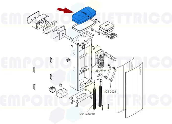 came Ersatzteil der Abdeckungsgruppe gt8 88003-0106