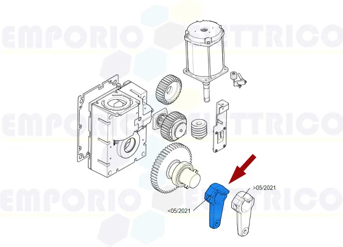 came Ersatzteil des Gleitarms des Untersetzungsgetriebes gt8 88003-0110