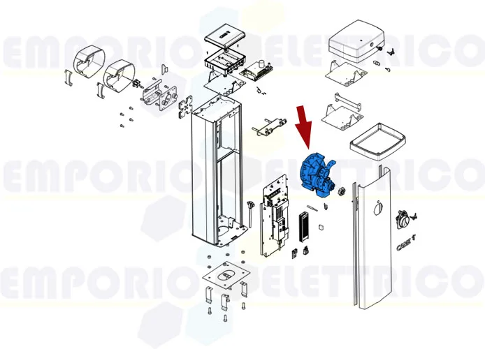 came Ersatzteil des Getriebemotors der Schranke gpx40 88003-0048