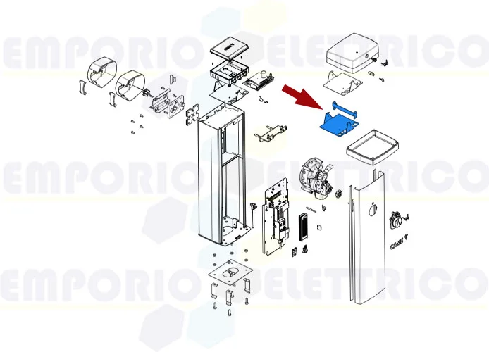 came Ersatzteil des Entriegelungshebels der Abdeckung gpx40 88003-0066