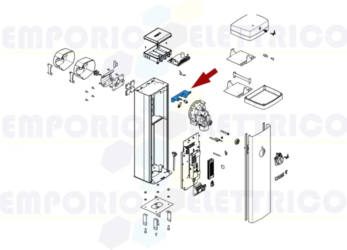 came Ersatzteil der mechanischen Anschlagführung für dumper gpx40mgc 88003-0093