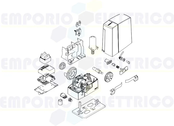 came Seite Ersatzteile des Motors bxv08agt