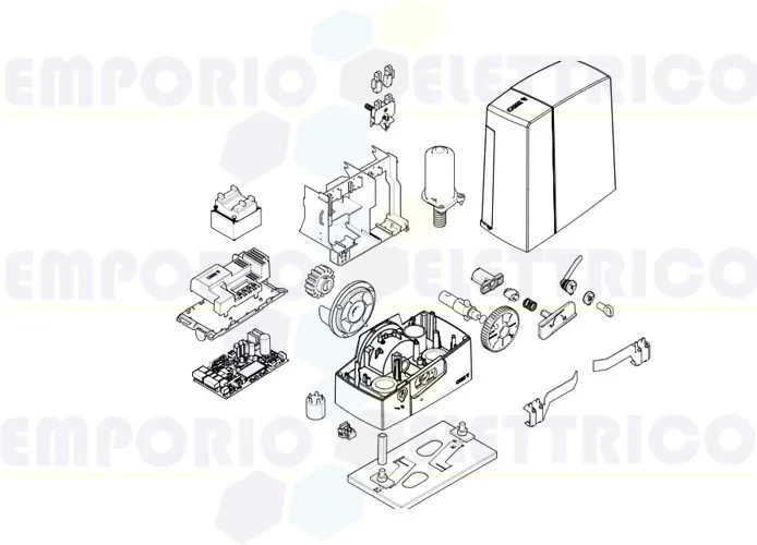 came Seite Ersatzteile des Motors bxv06age 801ms-0580