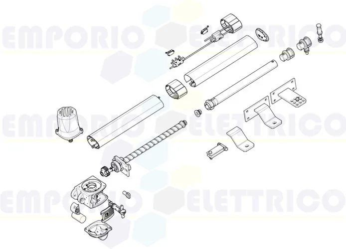 came Seite Ersatzteile des Motors kr310s1