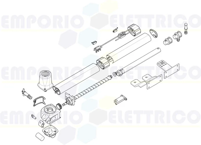 came Seite Ersatzteile des Motors kr310d1