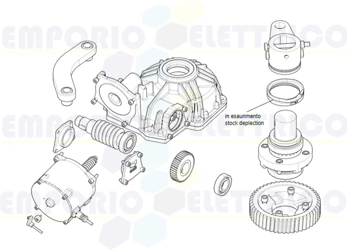 came Seite Ersatzteile des Motors frog-pm6