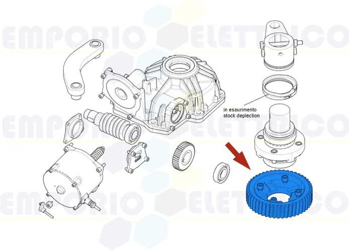 came Ersatzteil der Krone der langsamen Welle frog plus 119ria111