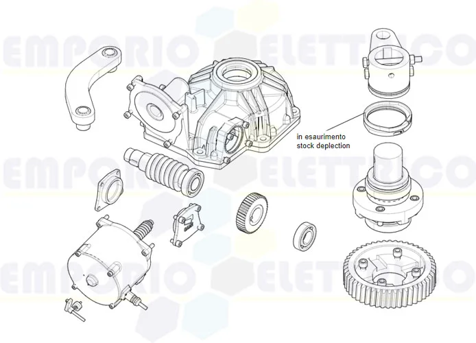 came Seite Ersatzteile des Motors frog-pm4