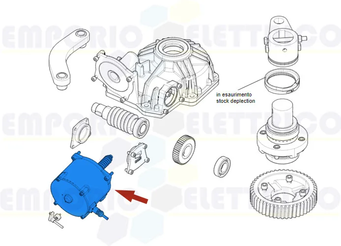 came Ersatzteil der Motorgruppe frog pm4 119ria118