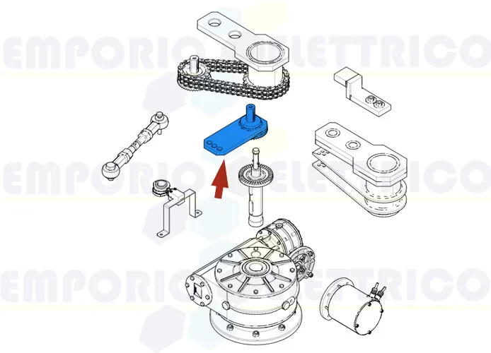 came Ersatzteil des Arms Getriebemotor superfrog 119ria082