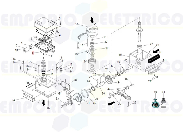 faac Ersatzteil o-ring 2,62x56,82 nb70 7090620025