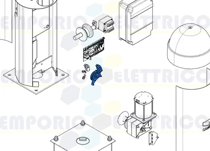 came Ersatzteil der mechanischen Endschaltergruppe cat-x 119rix014