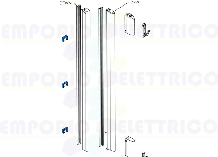 came Ersatzteil Kit 3x Montagehalterungen df 119rir047