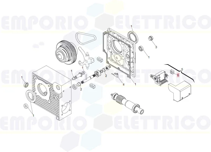 faac Ersatzteil des Mikroschalters saia-burgess v4ncsk1c2 7580365