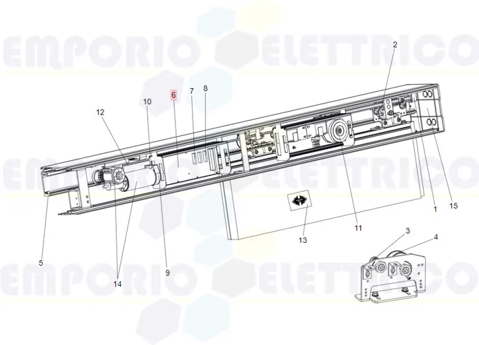 faac Ersatzteil der Platine 930 sf 7908265