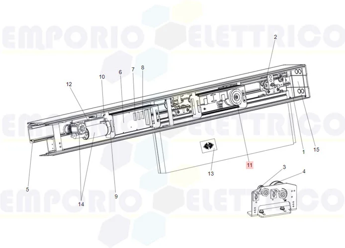 faac Ersatzteil des Ringkerntransformators 230v/100va 930/940 7501295