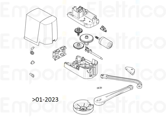 came Seite Ersatzteile des Motors ftx20dls 2023 801mb-0160